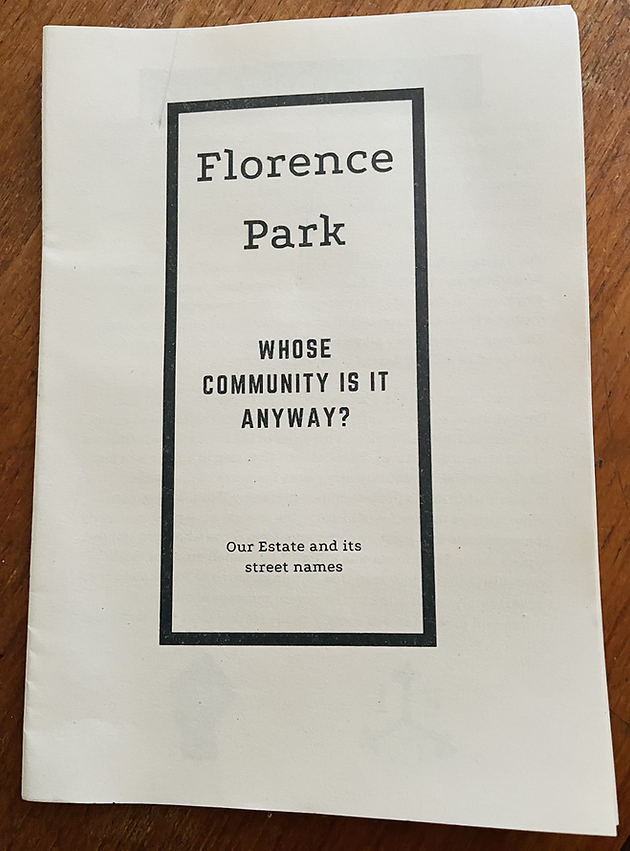 Cover of a printed paper booklet.