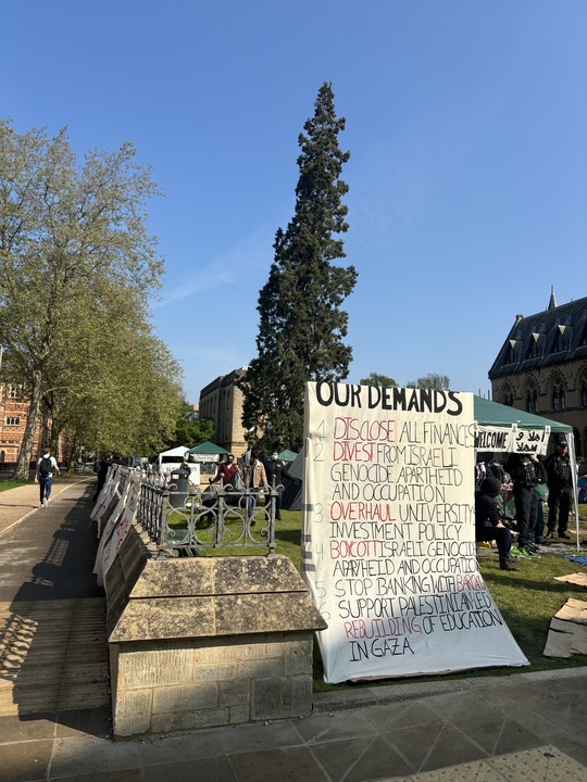 Oxford's Activist Pasts and Present: In Solidarity with Oxford Action for Palestine