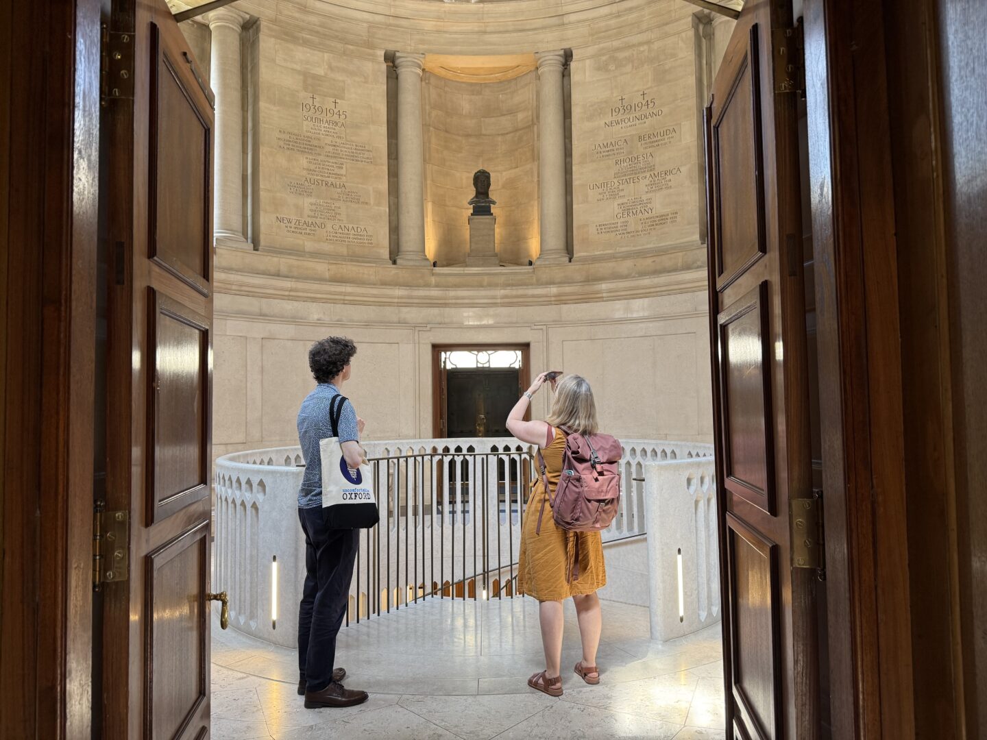 Inside the Rhodes House on a Tour